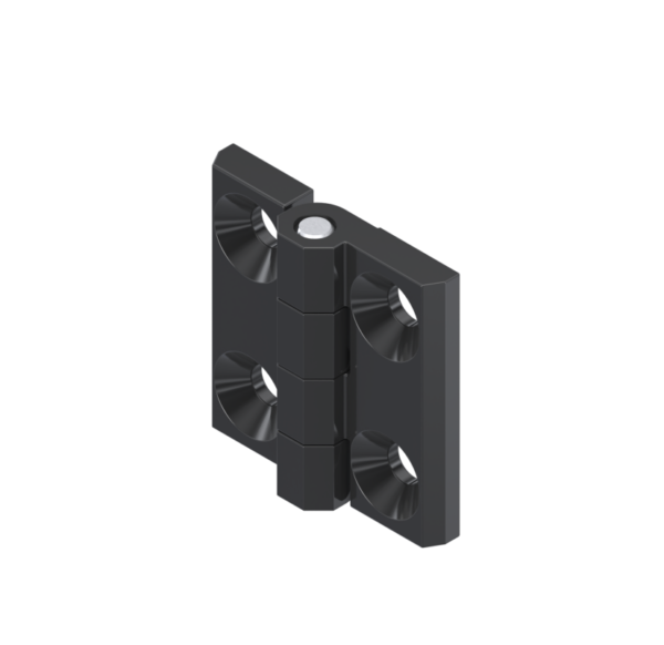 S3008 black powder coat or bright chrome 50*50 cabinet External flat hinge - Image 3