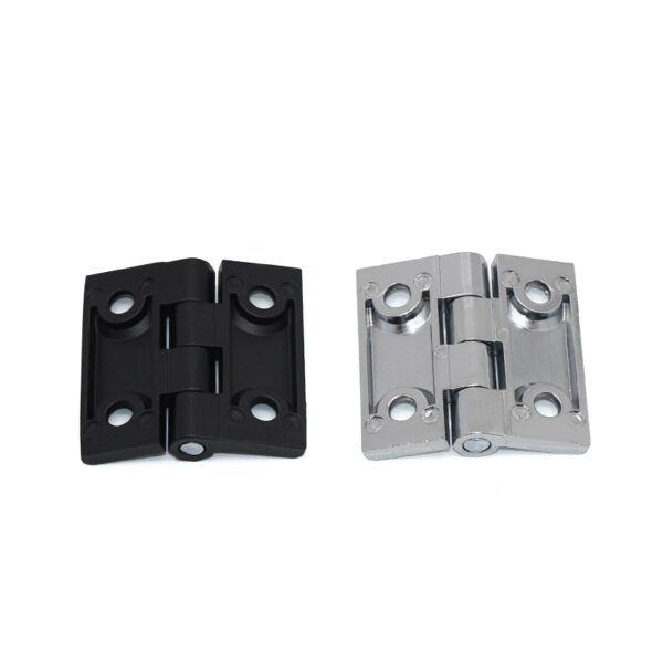 YC226 4 holes Zinc alloy Bright chrome stainless steel Flat hinge - Image 4