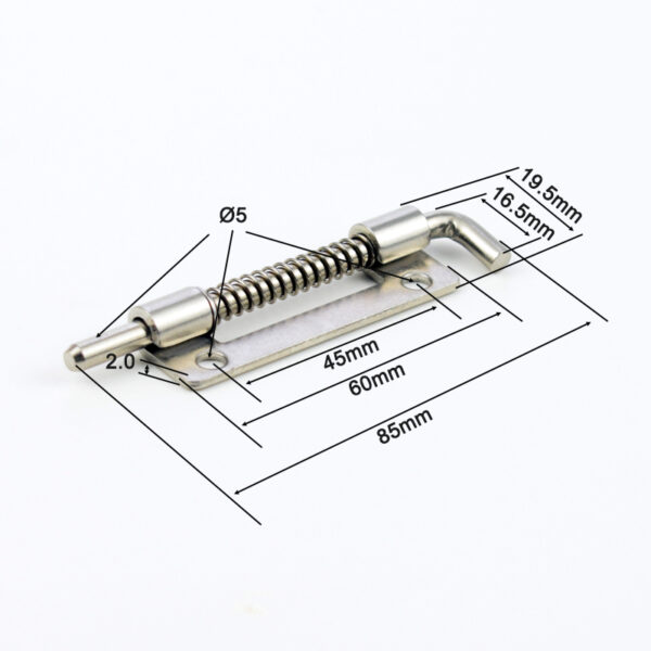 S3519 spring hinge Good price Stainless steel 304 Door Hinge cabinet spring hinge Spring Loaded Latch - Image 3