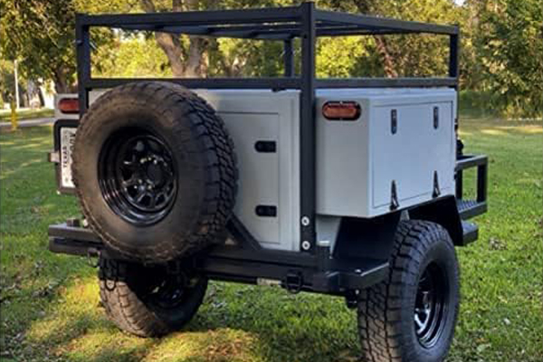 Off-road trailer with spare tire!